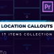 Location CallOuts | Premiere Pro - VideoHive Item for Sale