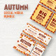 Autumn Fall Festival Social Media Bundle - GraphicRiver Item for Sale