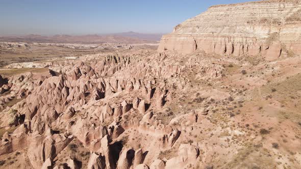 Aerial View Cappadocia Landscape