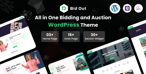 Bidout – Multivendor Bid and Auction WordPress Theme