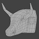 Bull Head Base Mesh - 3DOcean Item for Sale
