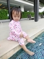 girl, portrait of child, cartoon, light, cute, swimming, pool swimming, swim - PhotoDune Item for Sale
