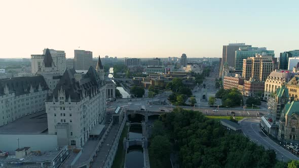 Aerial view of Ottawa