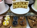 view of various pastries on the counter in the bakery - PhotoDune Item for Sale