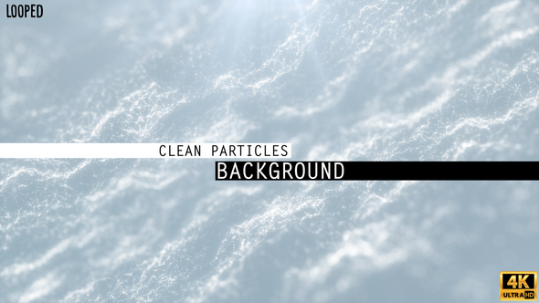 Clean Particles Background