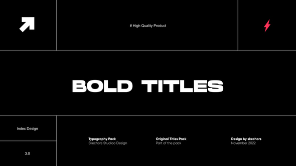Bold Titles 3.0 | FCPX alt