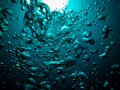 Air bubbles in blue water - PhotoDune Item for Sale