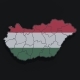 Political Map of Hungary - 3DOcean Item for Sale