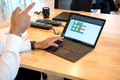 Man working on a laptop in the office - PhotoDune Item for Sale