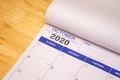 Events and planning, date of October 2020 as written on a calendar  - PhotoDune Item for Sale
