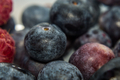 Eating healthy concept, close up of blueberries  - PhotoDune Item for Sale