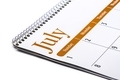 Month of July written on a calendar - PhotoDune Item for Sale