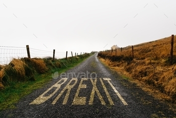 it painted on remote road a misty day. Concept uncertainty and solitude.
Asphalt, Solitude, brexit, britain, business, choice, concept, conflict, crisis, decision, difficulties, economic, employment, eu, european, exit, finance, fog, freedom, future, government, landscape, leave, mist, recession, remote, risk, road, road markings, sign, symbol, uk, uncertainty, union, warning, way, weather