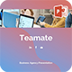 Teamate - Business Agency Company Presentation Powerpoint Template - GraphicRiver Item for Sale