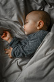 Cute baby sleeps under the blanket at home on the bed - PhotoDune Item for Sale
