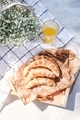 Picnic aesthetics, homemade cakes, croissants, lemonade, flowers - PhotoDune Item for Sale