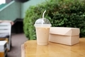 cold latte.  food delivery, summer drinks - PhotoDune Item for Sale