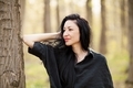 beautiful brunette girl in the forest. - PhotoDune Item for Sale