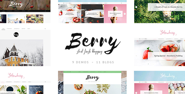 Berry – A Fresh Personal Blog and Shop Theme