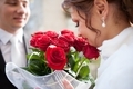 Bride enjoying flowers - PhotoDune Item for Sale