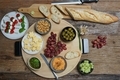 Charcuterie Board flat lay and appetizers - PhotoDune Item for Sale