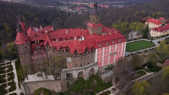 Ksiaz Castle in Poland Lower Silesia