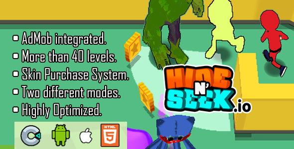 Hide N Seek IO - ( C3P + HTML5)