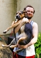 Man Holding Big Puppy - PhotoDune Item for Sale