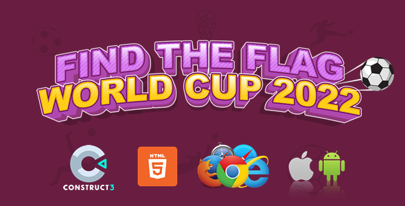 Find The Flag World Cup 2022 - HTML5/Mobile - (C3P)