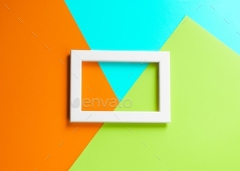  paper background. Geometric. Bright trendy colors layout. Copy space. Abstract colourful texture.