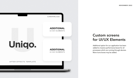 Uniqo - Website Promo alt