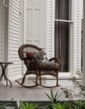 Cute dog relaxing outdoors on a rocking chair  - PhotoDune Item for Sale