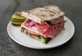 Prosciutto sandwich on sourdough rye bread  - PhotoDune Item for Sale