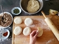 Traditional food, east European cuisine, bread stuffed with minced meat  - PhotoDune Item for Sale
