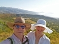 Smiling seniors couple happy to travel and enjoy nature  - PhotoDune Item for Sale