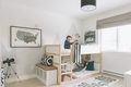 Two little boys playing on a bunk bed in a bright white children's bed room. - PhotoDune Item for Sale