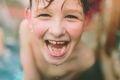 A happy little boy coming out of a swimming pool.  - PhotoDune Item for Sale