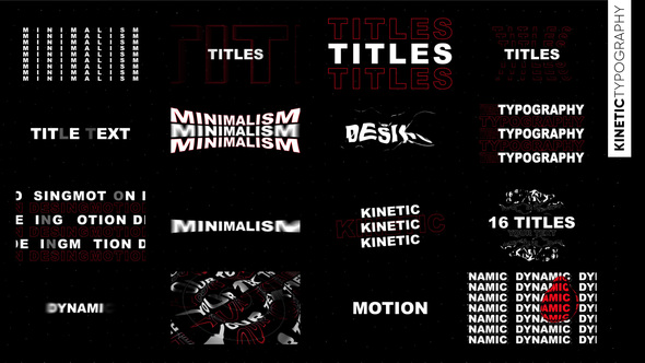 Kinetic Titles