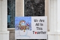 Covid we are all in this together sign showing love and support during these trying times - PhotoDune Item for Sale