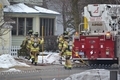 Firefighters at house fire - PhotoDune Item for Sale