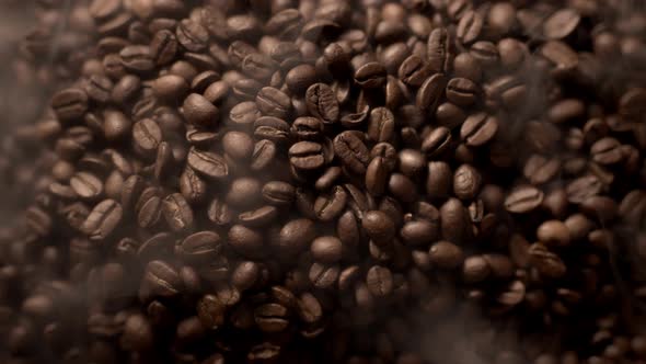 Dark Fragrant Coffee Beans