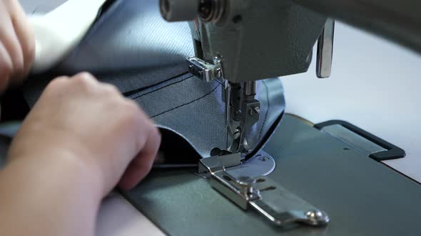 Process of Sewing Leather Goods