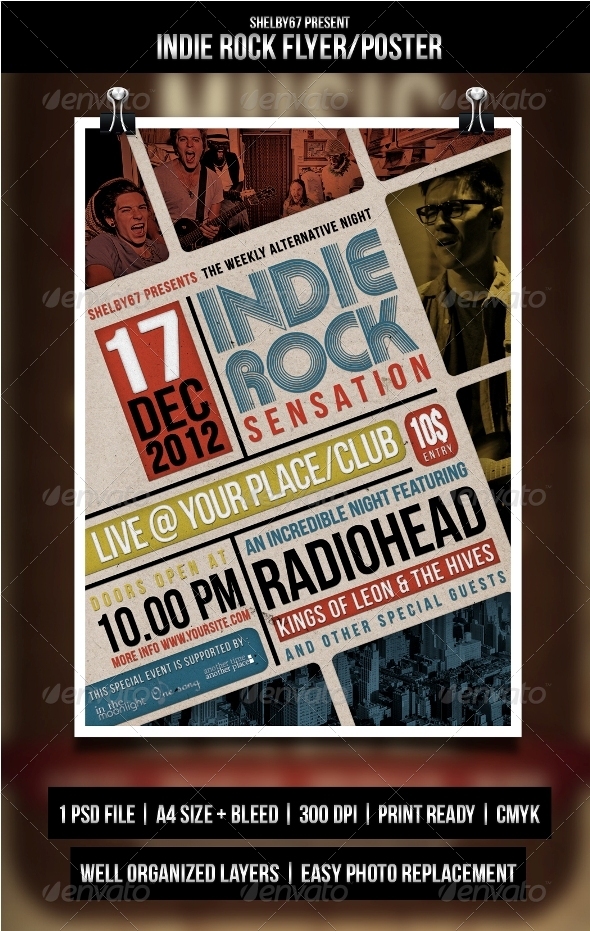 Indie Rock Flyer / Poster