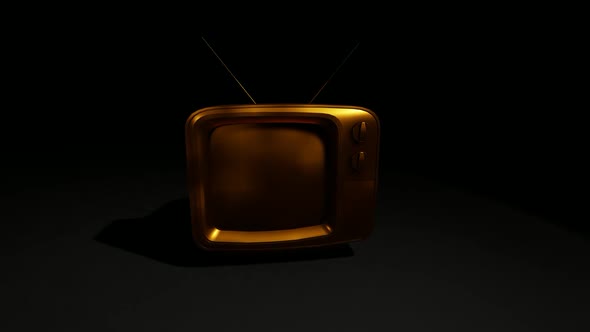 Gold Old Tv
