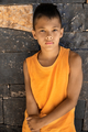 Candid portrait of young boy in the summer - PhotoDune Item for Sale