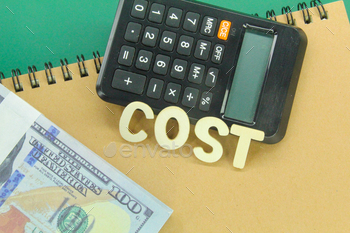 ept or cost calculation. Business concept
