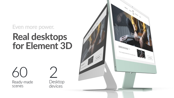 Real Desktops for Element 3D