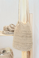handmade knitted shoulder bag made of jute. boho eco shopper, - PhotoDune Item for Sale