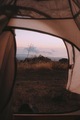 Camping tent with the Golden sun in the morning  - PhotoDune Item for Sale