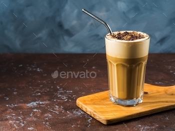 Coffee frappe milk shake
